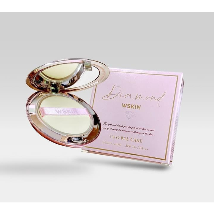 Phấn Nén phủ bột kim cương WSKIN Premium [chính hãng]