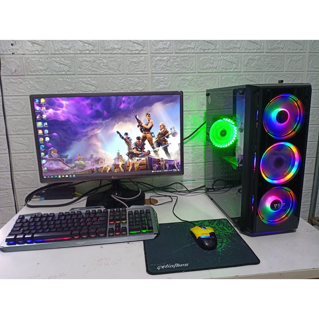 Bộ máy tính CPU Xeon E3 1220V3 Core i5 ram 8G VGA rời 1050Ti màn 24 FullHD