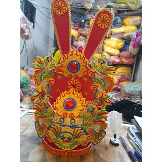 Mũ đội tai sau. Mũ táo quân