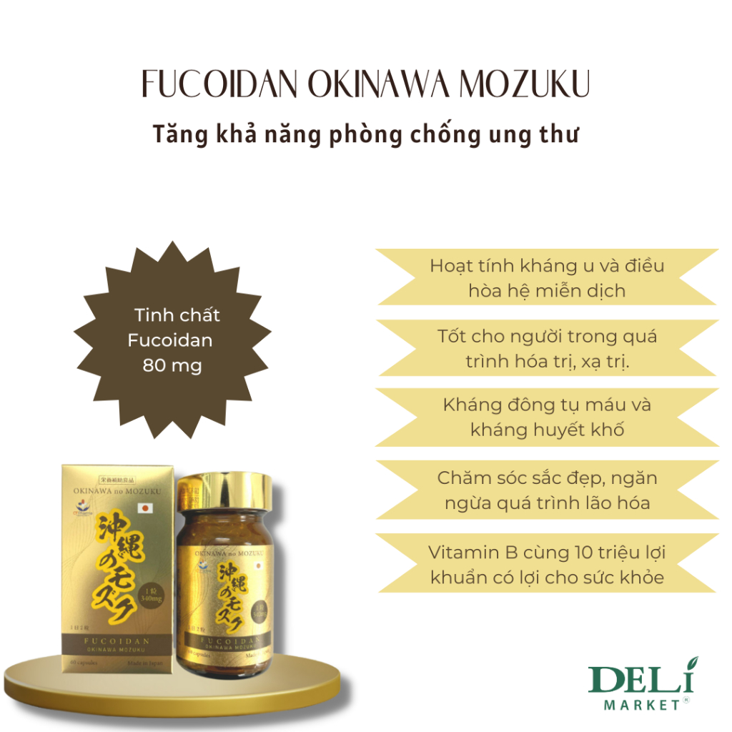 FUCOIDAN OKINAWA MOZUKU TĂNG KHẢ NĂNG PHÒNG CHỐNG BỆNH K