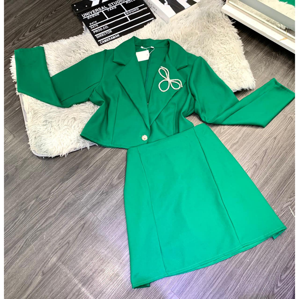 SET VEST NƠ KIM TUYẾN