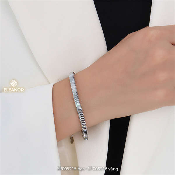 Vòng tay nữ titan Eleanor Accessories thiết kế ngách basic phụ kiện trang sức 5152