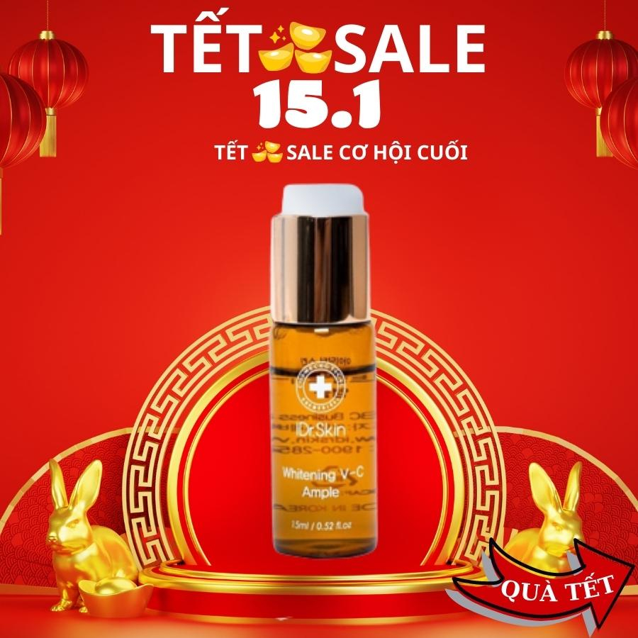 Tế bào gốc trắng sáng IDr Skin Whitening V-C Ample (1 chai 15ml)