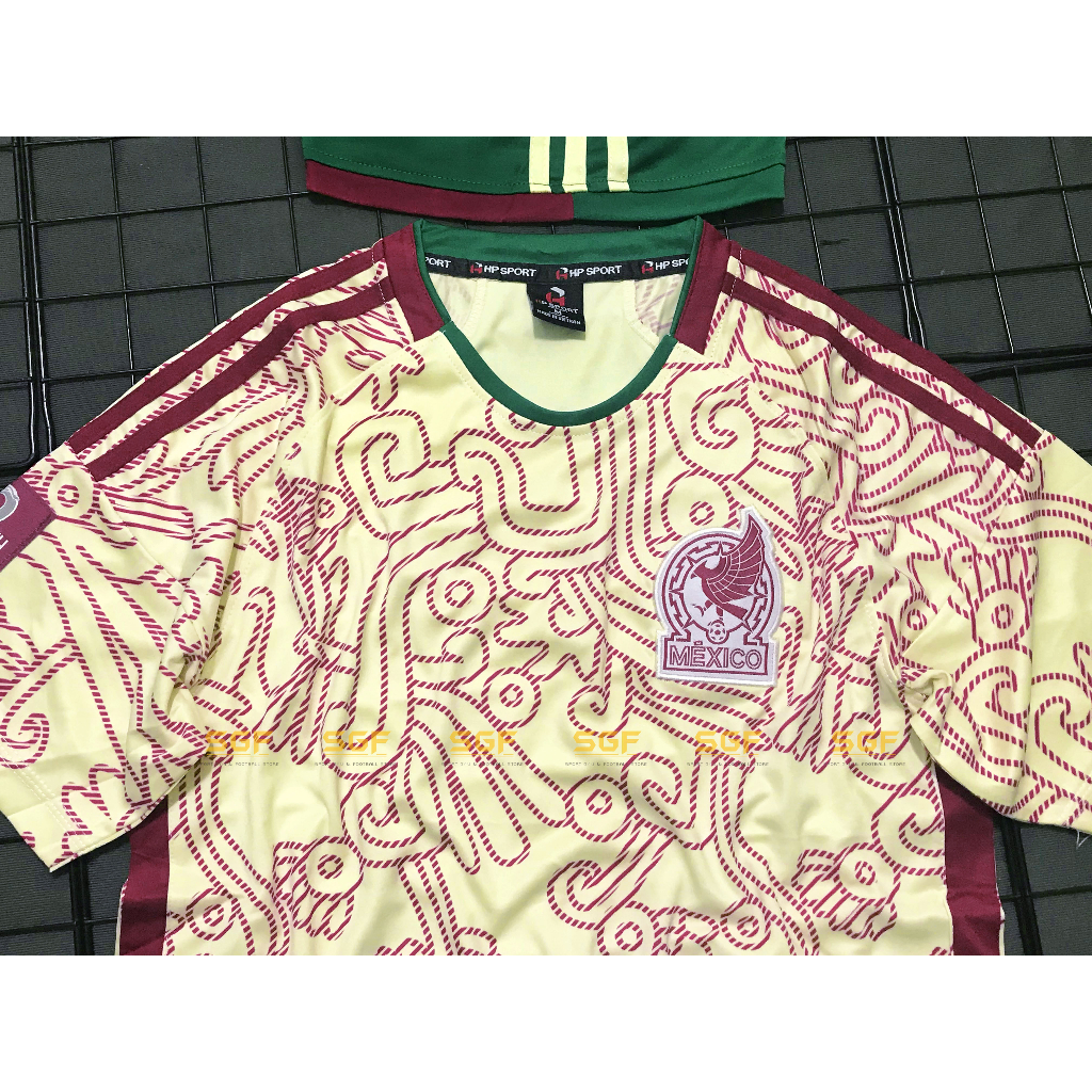 Đồ Bóng Đá MEXICO trắng sân khách 2023