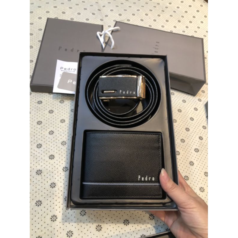Bộ Sản phẩm Làm Quà Tặng Cho Nam Ví Da Kèm Dây Nịt Cao Cấp Sang Trọng Fullbox
