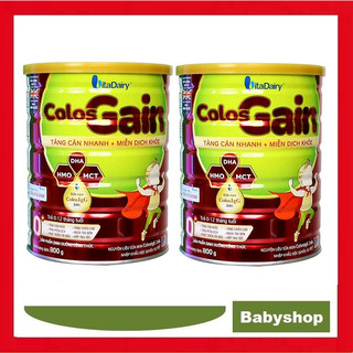 Combo 2 lon sữa Colos Gain Colosgain 0+ 1+ 800g (HSD 2028)