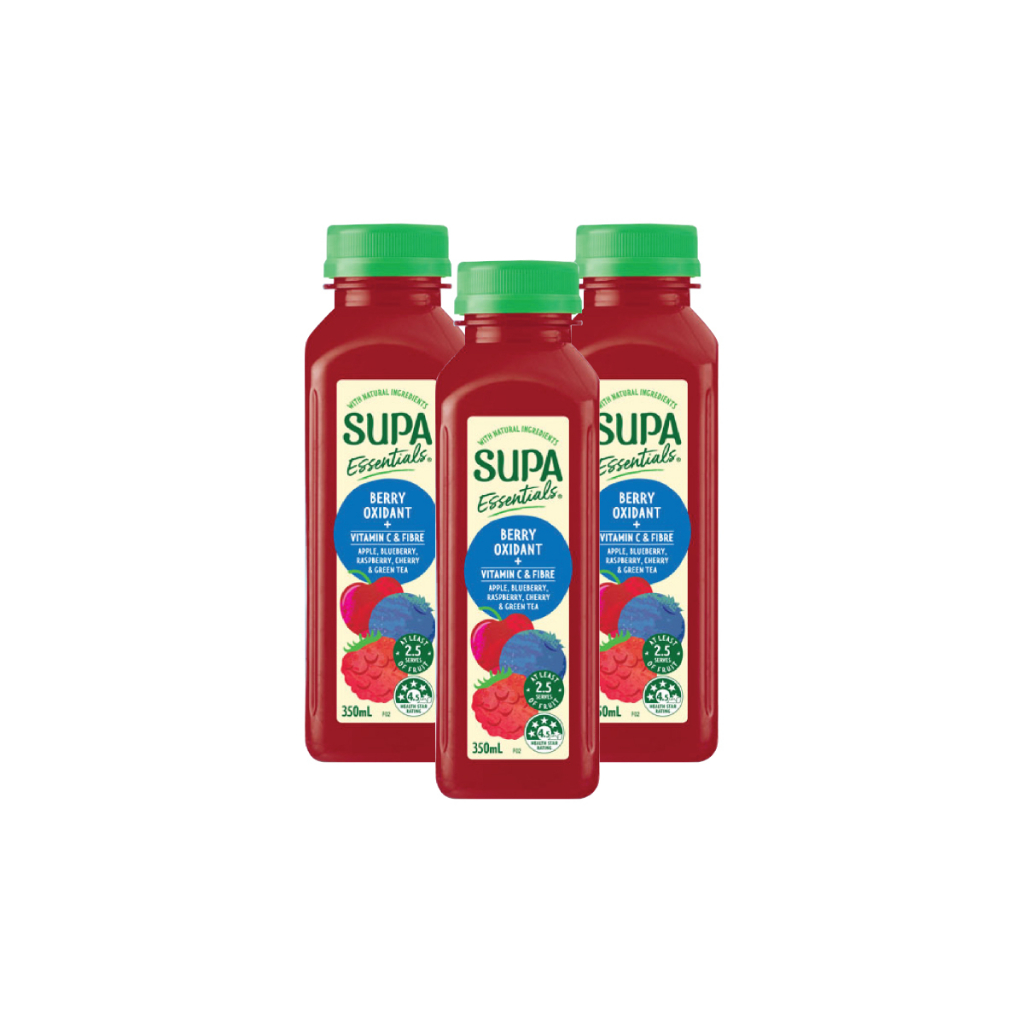 Combo 3 Chai Nước Ép Berry Supa Essentials Berry Juice Berry Oxidant - 350ml/chai