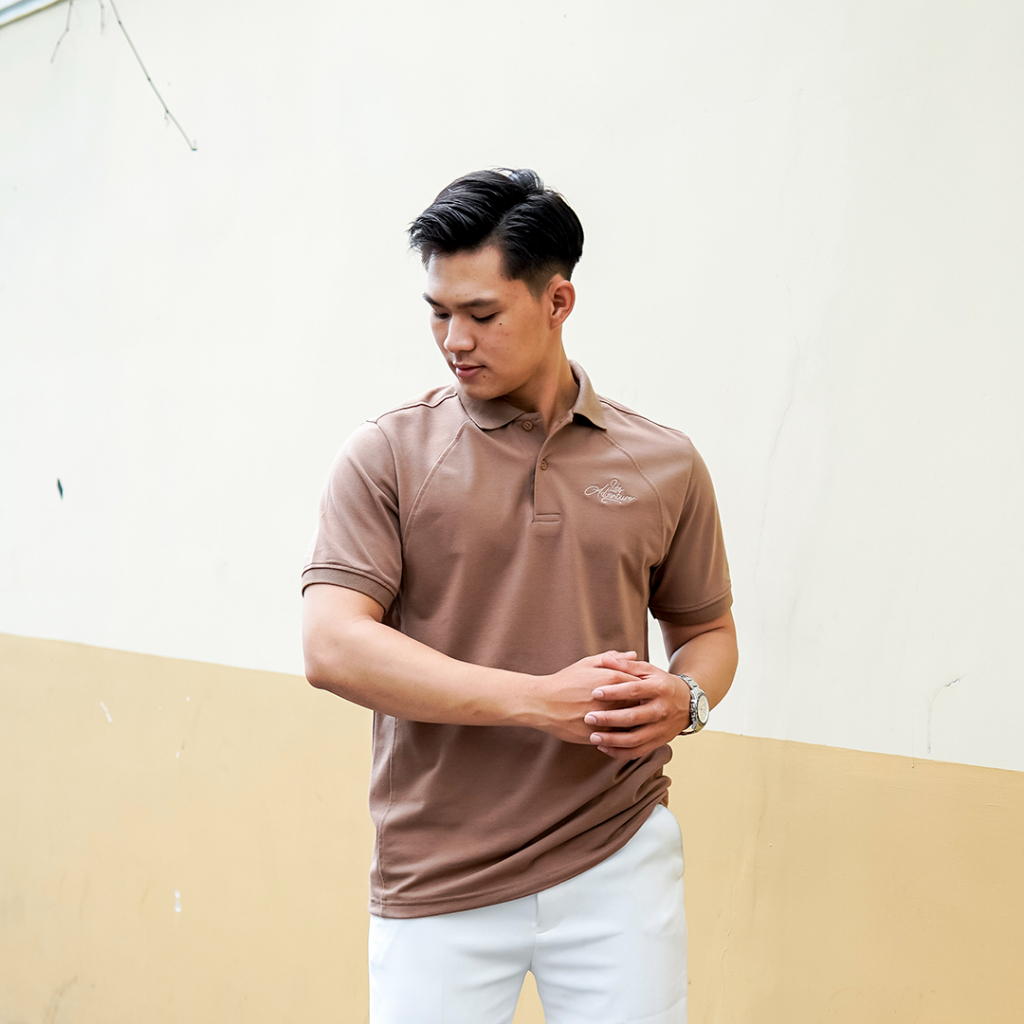 Áo nam có cổ, áo phông polo nam vnxk đơn giản, cộc tay, bigsize, đẹp, vải dày, form suông, chất lượng RIOOSHOP RSP055