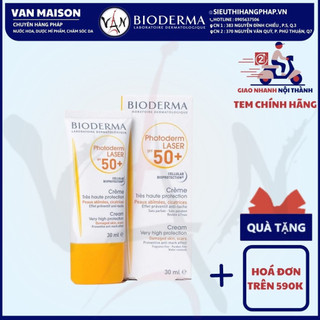Kem chống nắng, che khuyết điểm Bioderma photoderm Max aquafluide teinte claire spf50+ 40ml