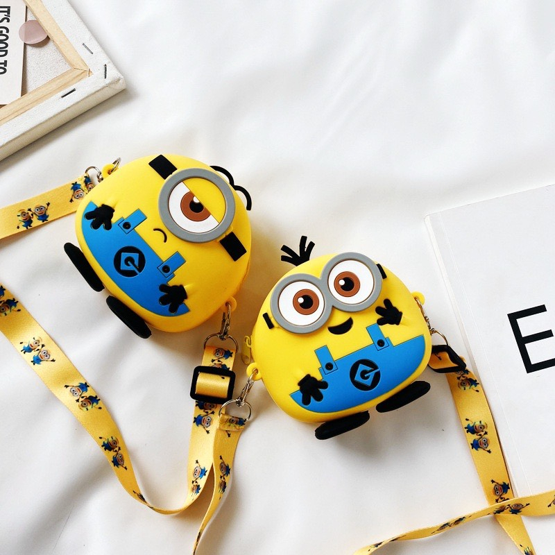 Túi Minion siêu đáng yêu cho cả bé trai và bé gái, túi đựng lì xì, tiền mừng tuổi