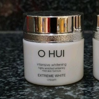 Kem dưỡng trắng da chống lão hóa Ohui extreme white hũ 7ml tách set