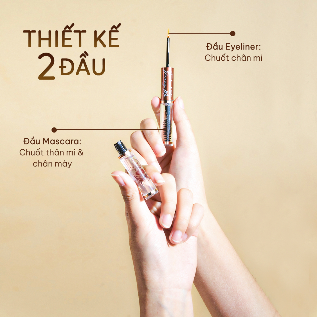 Tinh chất dưỡng mi dài cong chỉ sau 2 TUẦN 5ml/10ml MACALAND chiết xuất Mầm Đậu Xanh, Dầu Mắc Ca, Cỏ Ba Lá Đỏ, Lô Hội