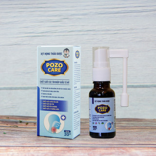 Dung Dịch Xịt Họng Thảo Dược Pozocare Giúp Giảm Rát Họng Khan Tiếng, Tăng Cường Đề Kháng Giảm Ho Tiêu Đờm