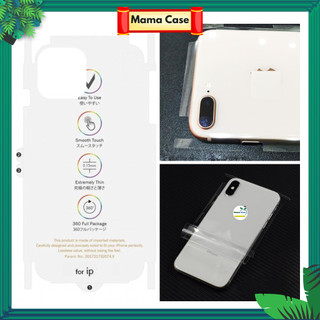 Miếng dán PPF lưng iphone, skin dán mặt lưng chống xươc. Miếng dán PPF từ ip6/ip7/ip8/ipx/ipxr/11/12/13/14/pro/promax.