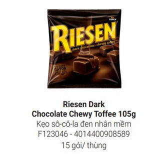 Kẹo sôcla riesen storck đức 105gr, 150gr, 231gr, 377gr