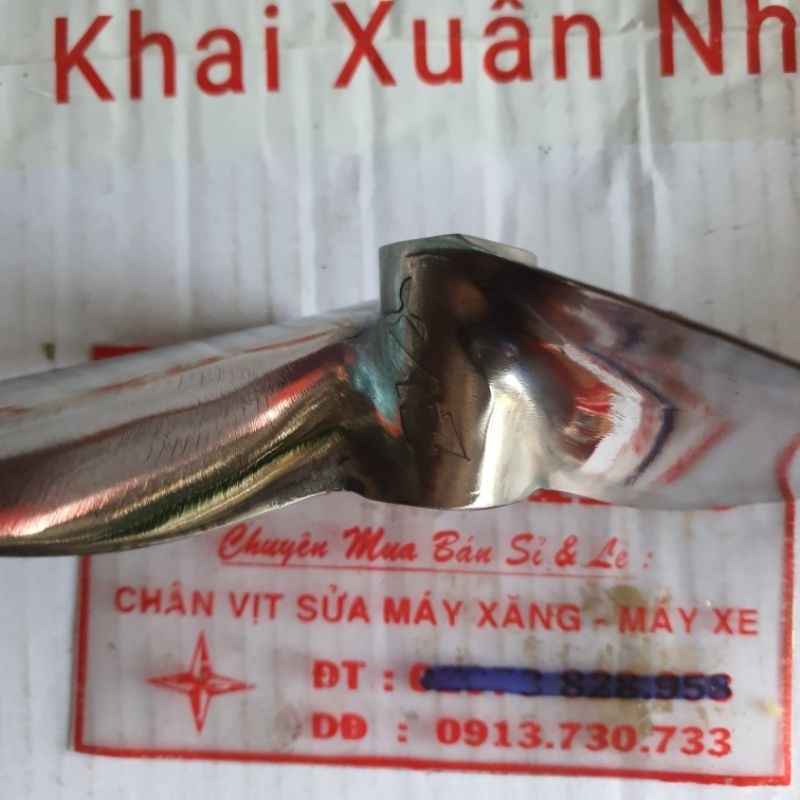 Chân vịt inox ab 2 cánh thái honda 7.0hp 7.5hp máy trơn loại bóng gương cam kết như hình giá sỉ