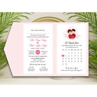 THIỆP CƯỚI CÓ PHONG BÌ - BB 95