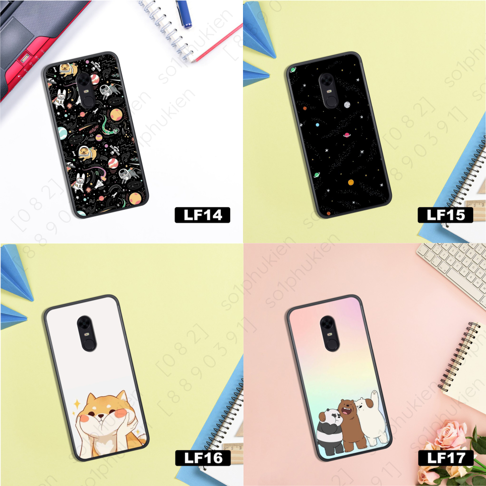 Ốp lưng Xiaomi Redmi 5 + (5 plus ) dẻo in hình đẹp, hoa văn, nhiều mẫu vũ trụ mẫu mới