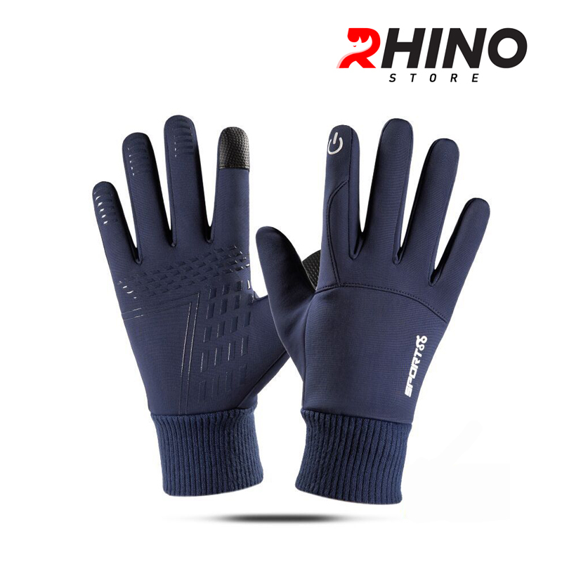 Găng tay giữ ấm mùa đông chống gió, kháng nước mưa Rhino G104 thể thao cảm ứng điện thoại