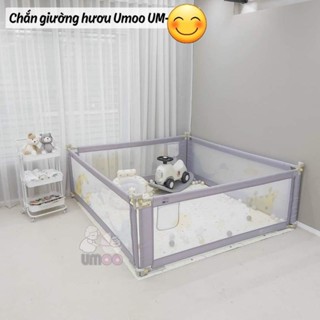 Thanh chắn giường Umoo 0813 bản mới có in màu họa tiết động vật