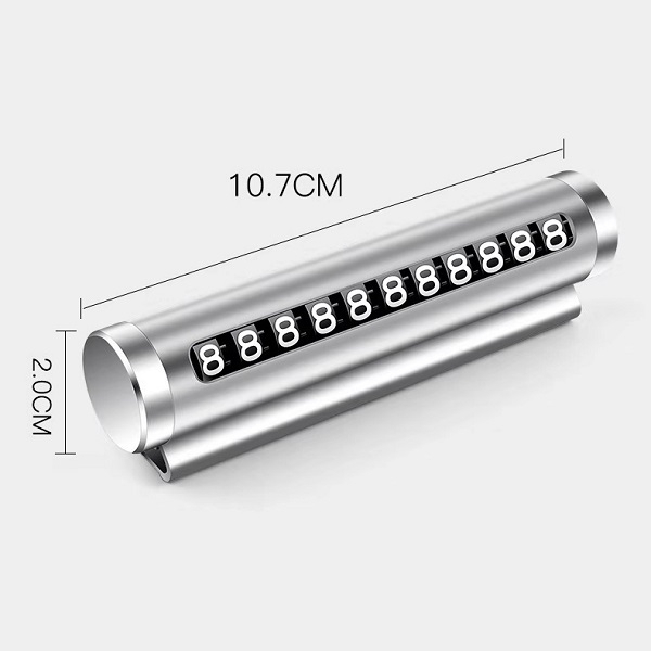 Bảng Ghi Số Điện Thoại Để Taplo Ô Tô Chất Liệu Kim Loại Cao Cấp, Bảng Ghi Số Điện Thoại Khi Dừng Đỗ