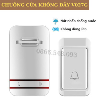 Chuông cửa không dây, không dùng pin, chống thấm nước - Chuông không dùng pin V207