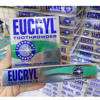 Bộ Kem tẩy trắng răng Eucryl ANH + Bột tẩy trắng răng Eucryl Anh.