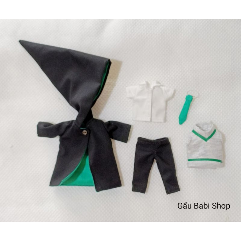 Set đồ Harry Potter cho búp bê size 1/6,1/8,babies, xinji, baboliy, blythe, animator 40cm, ob11, ddf