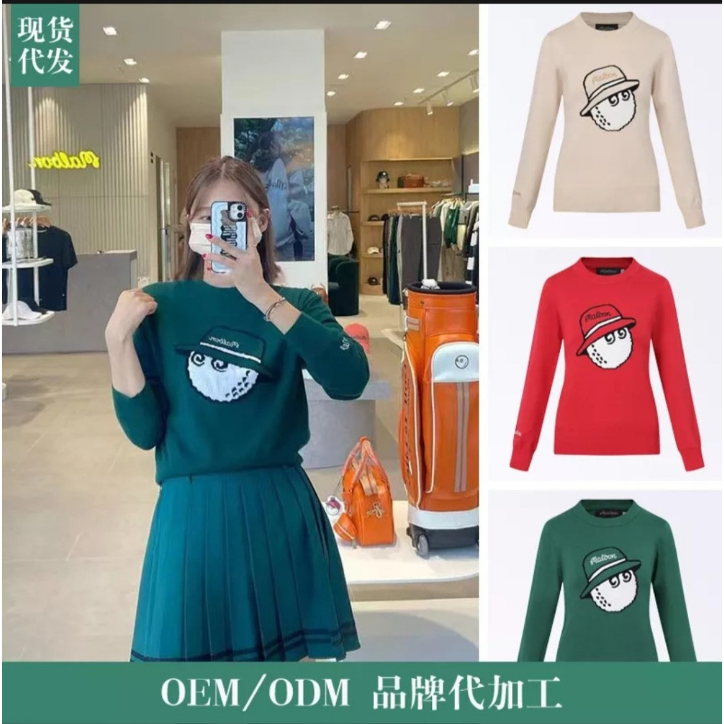 ÁO LEN GOLF NỮ MALBON ĐẸP-NGỌC GOLF