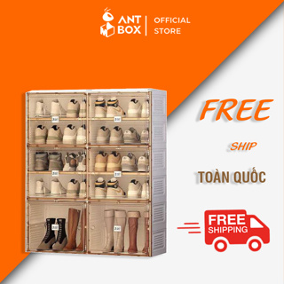 Tủ Nhựa Để Giày, Kệ Để Boot Gấp Gọn 20 Đôi Antbox Bảo Hành 2 Năm SC2D6B