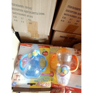 bình sữa nuby tay cầm 210ml