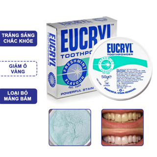 Bột Trắng Răng Eucryl Giúp Răng Trắng Sáng 50g