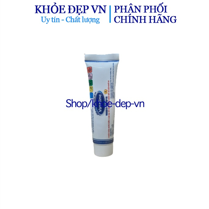 Vaseline - Sáp vaselin dưỡng môi, ngăn nẻ môi, khô môi, da làm đẹp da, làm dịu vết bỏng Tuýp 10g