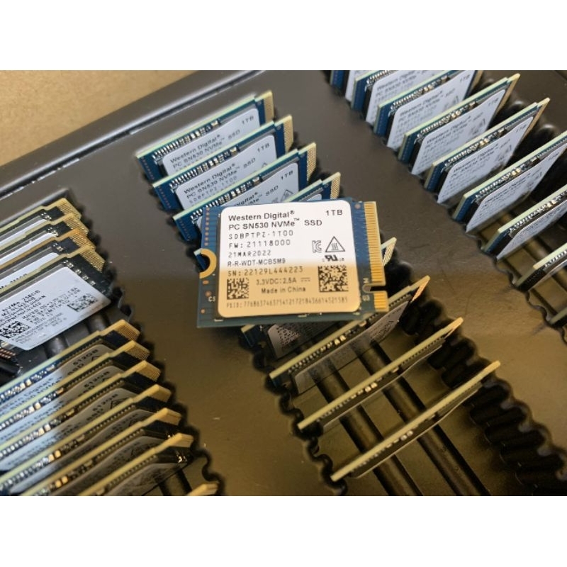 Ổ cứng SSD WD SN530 256GB 512GB 1TB - M2-PCIe NVMe 2230 - bảo hành 3 năm