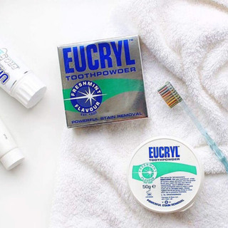 Bột Trắng Răng Eucryl Giúp Răng Trắng Sáng 50g