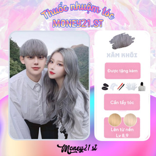 Thuốc Nhuộm Tóc màu Xám Khói Hàn Quốc - Phải Tẩy Tóc | Thuốc Nhuộm Tóc Money21.st