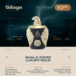 GHALA ZAYED LUXURY GOLD | Mẫu thử nước hoa đại bàng nam