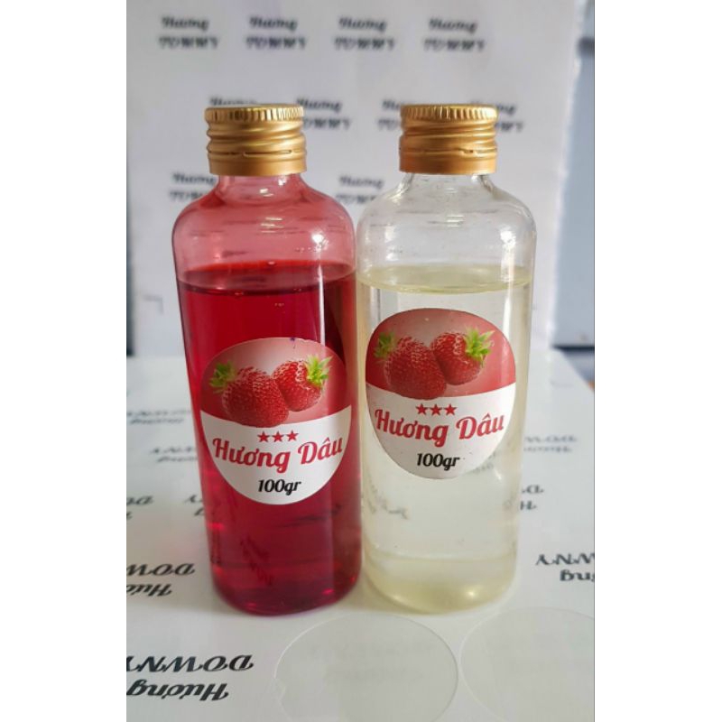 HƯƠNG DÂU CÓ MÀU  - CHAI 1KG