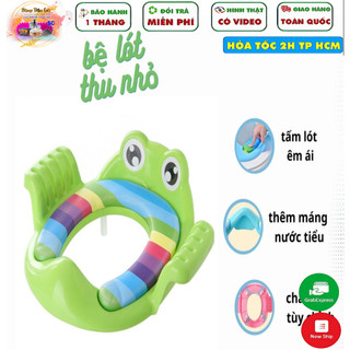 BỆ THU NHỎ BỒN CẦU HÌNH CON ẾCH -CÓ TAY VỊN - CÓ CHO CHỌN MÀU