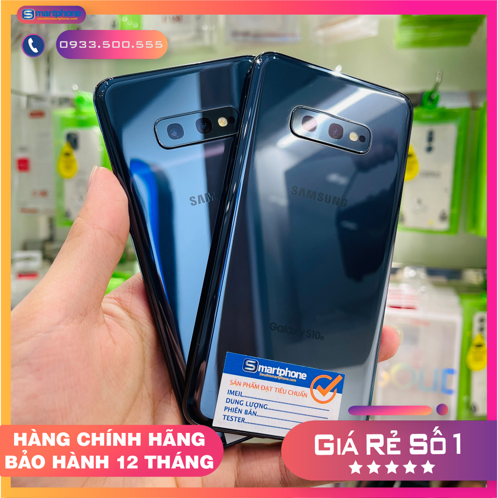 Điện thoại Samsung Galaxy S10E (6GB/128GB) Snapdragon 855 bản Mỹ dùng 1 sim - Bảo hành trọn gói 6 tháng lỗi 1 đổi 1