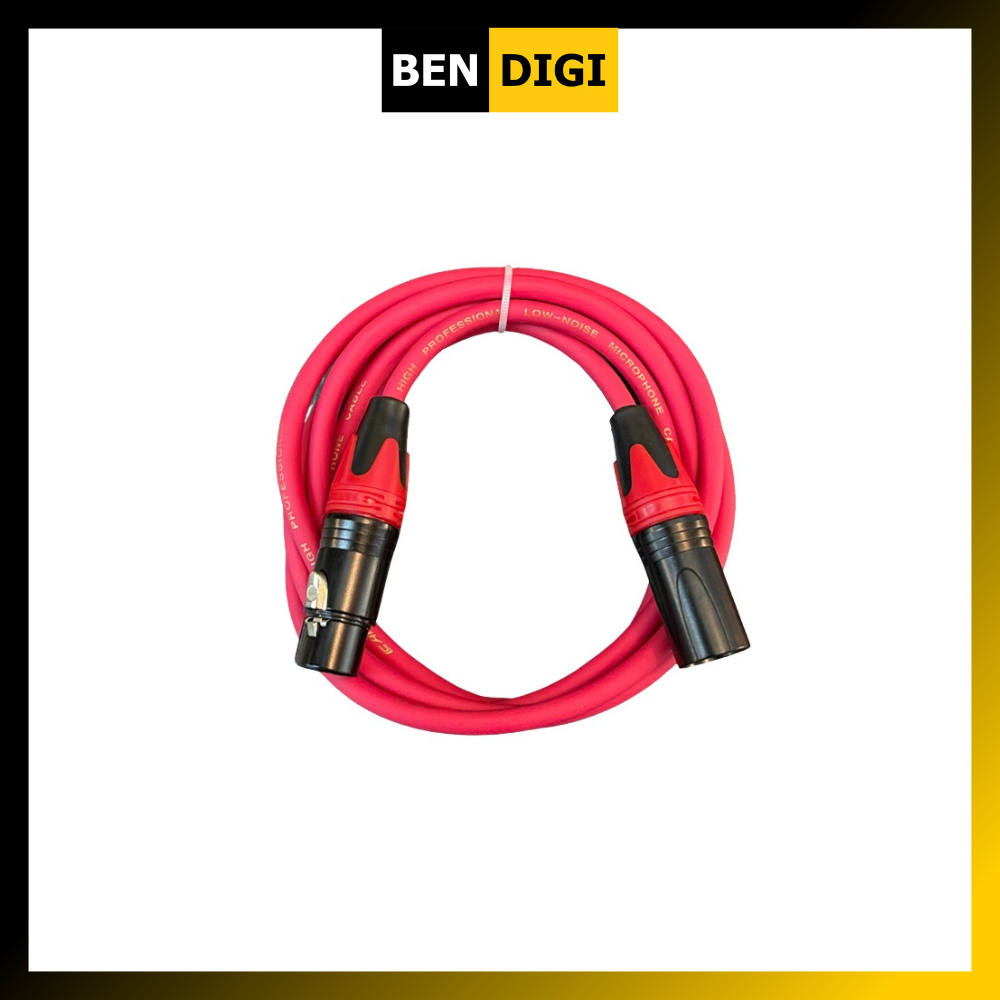 Dây micro Canon 2 đầu XLR-XLR TIKO cao cấp - Hàng chính hãng