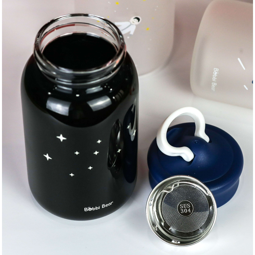 Bình thủy tinh Bobbi Bear 460ml