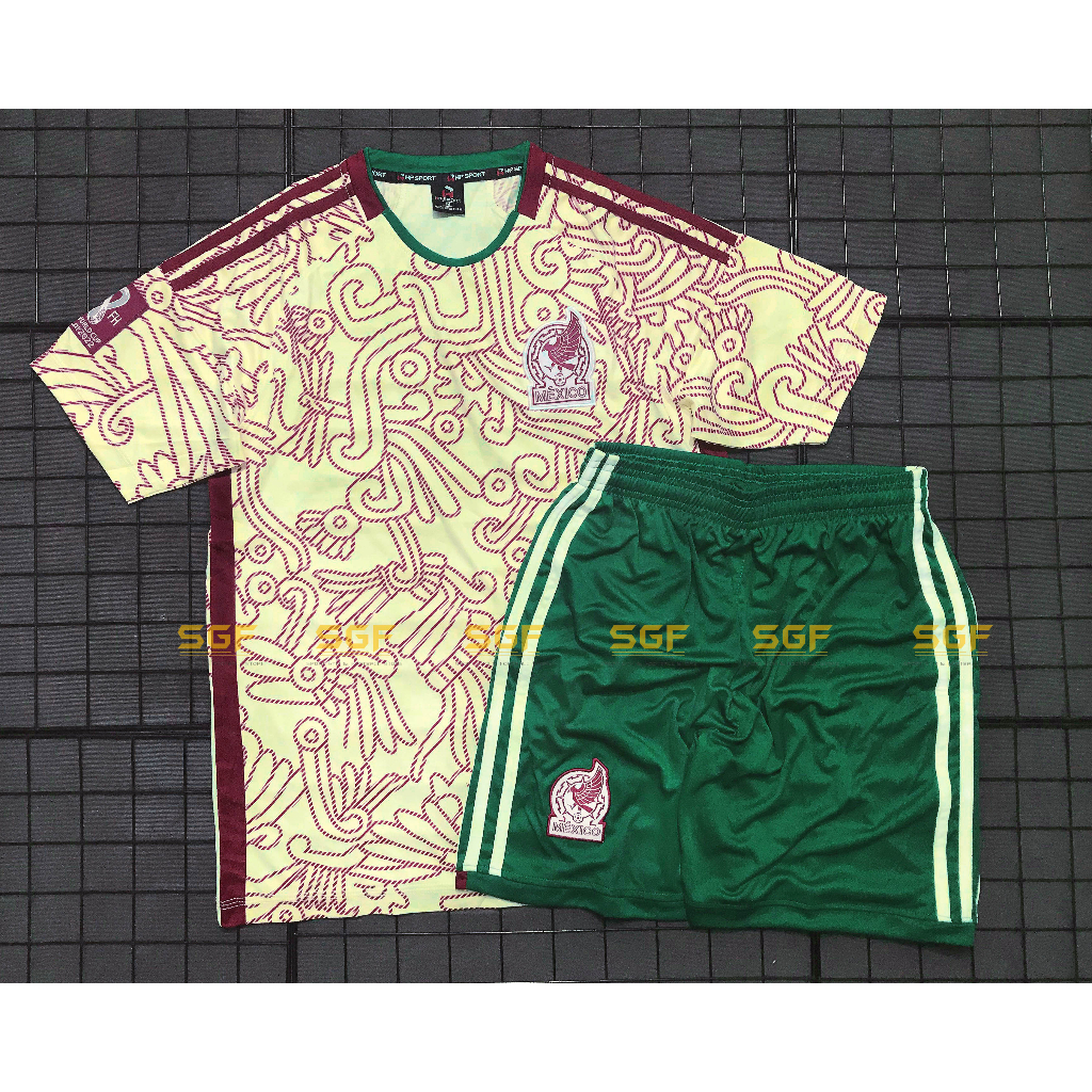 Đồ Bóng Đá MEXICO trắng sân khách 2023