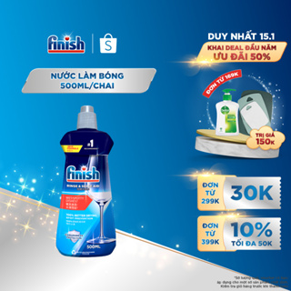 Nước Làm Bóng Chén Bát Finish Rinse & Shine Aid - chai 500ML