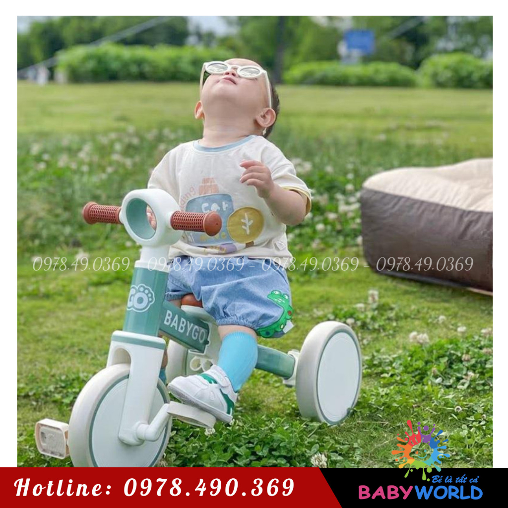 Xe đạp ba bánh xuất Nhật , xe đạp cho bé từ 1-6tuổi - Siêu dễ thương,xinh xắn,đáng yêu