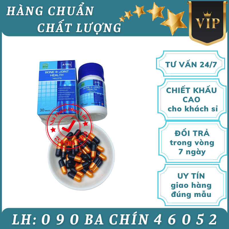 Bone Joint Health - Viên Uống Hỗ Trợ Cơ Xương Khớp Hộp 30 viên