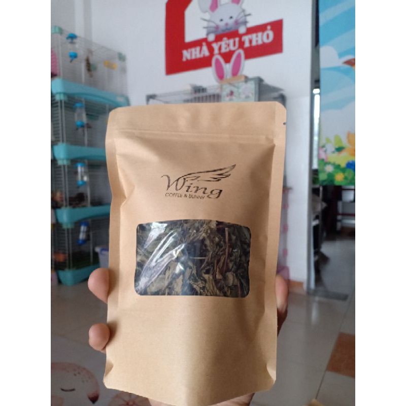 Lá bạc hà sấy khô cho thỏ !!