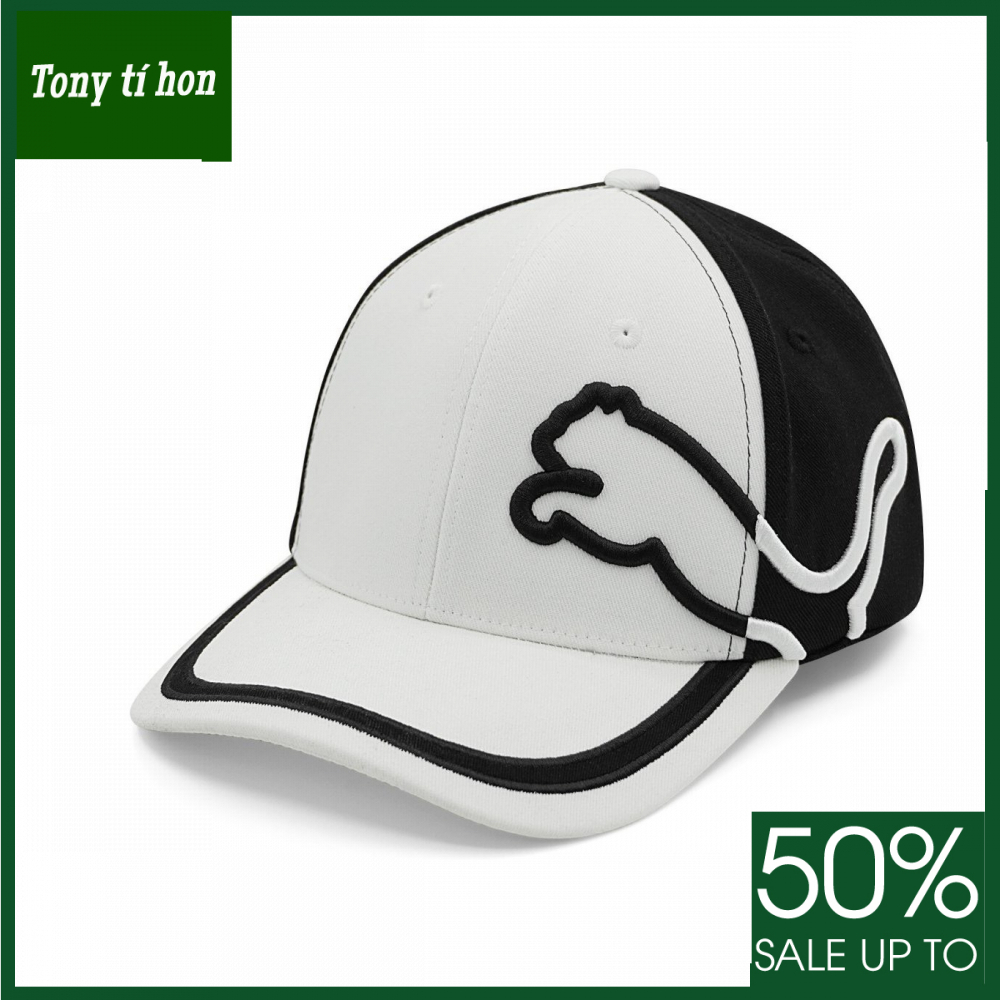 Tony tí hon_ tặng quà khi mua_ Mũ nón kết lưỡi trai PM bít đuôi thêu báo sư tử nam nữ cao cấp