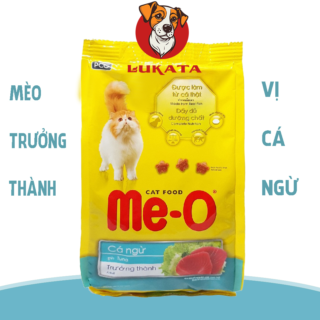 Thức Ăn Cho Mèo Lớn Me-O Cá Ngừ 350g - Hạt Cho Mèo Me-O - LUKATA
