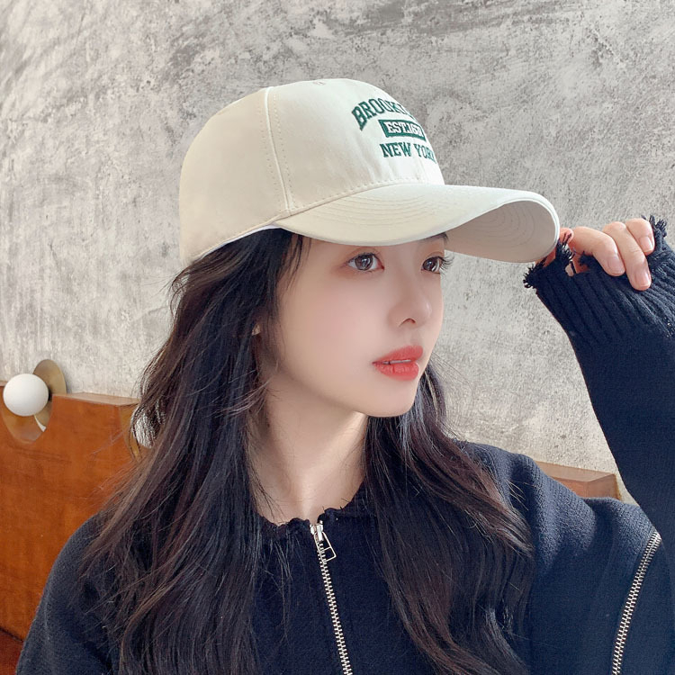 Mũ lưỡi trai nam nữ ❤️ Nón kết thêu chữ BROOKLYN chất kaki cotton form mềm vintage - NK33